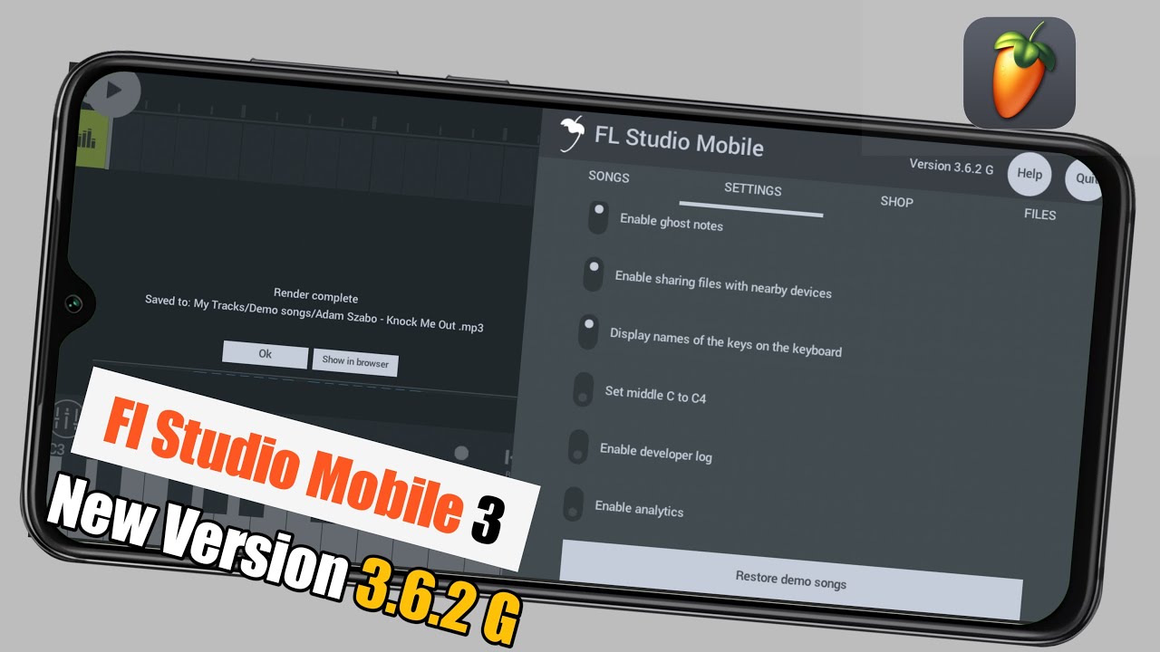 FL STUDIO MOBILE UPDATES 3.6.2 G FL STUDIO MOBILE 3.6.2
