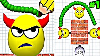 Draw To Smash : Logic Puzzle | Walkthrough Gameplay 1 ( Level 1 - 50 ) 👊 | screenshot 4