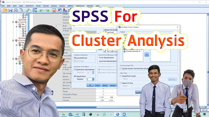 Cluster analysis นำต วแปรท ม น ยยมาว เคราะห ง