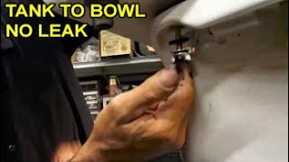 Assemble Toilet Tank to Bowl - No Leak Washers