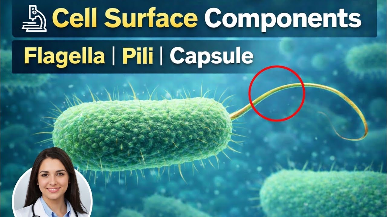 Cell Surface Components in Bacteria (Microbiology Lecture)
