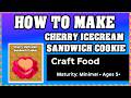 How To Make CHERRY ICECREAM SANDWICH COOKIE in CRAFT FOOD [Make New Recipe][Update] (Guide) *Roblox*