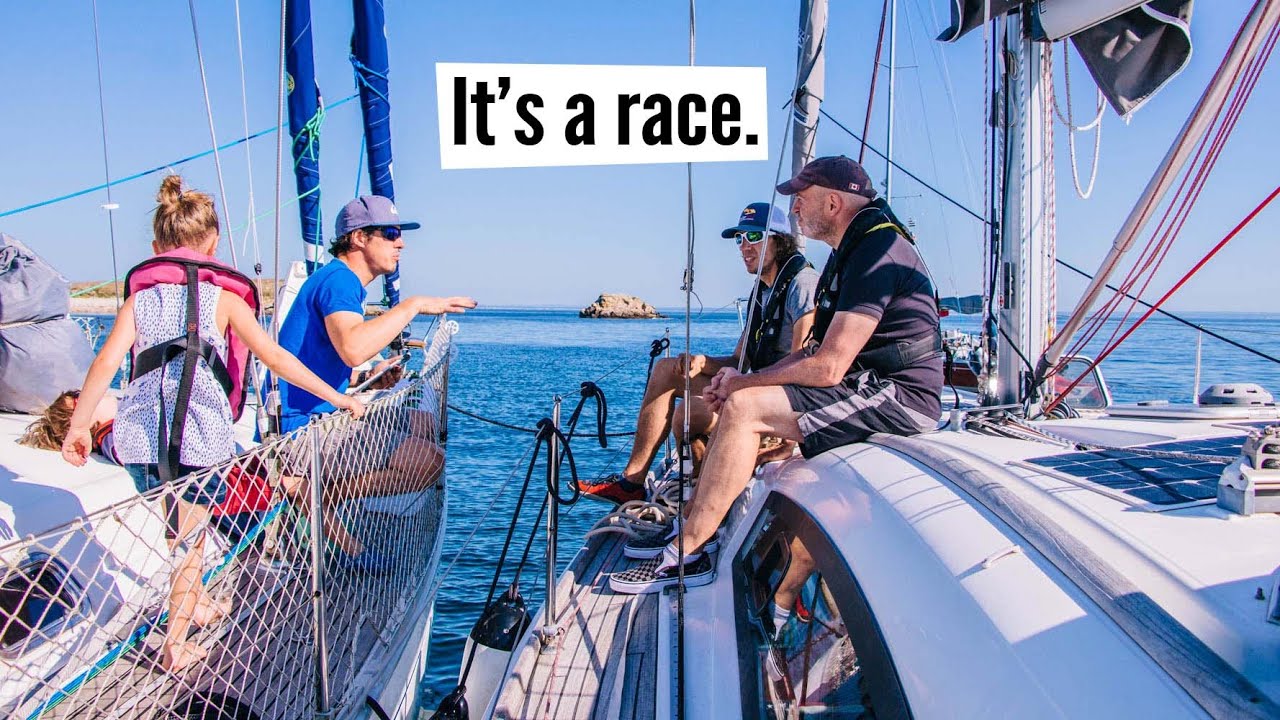 One boat: we're sailing. Two boats: we're racing!!!  #18