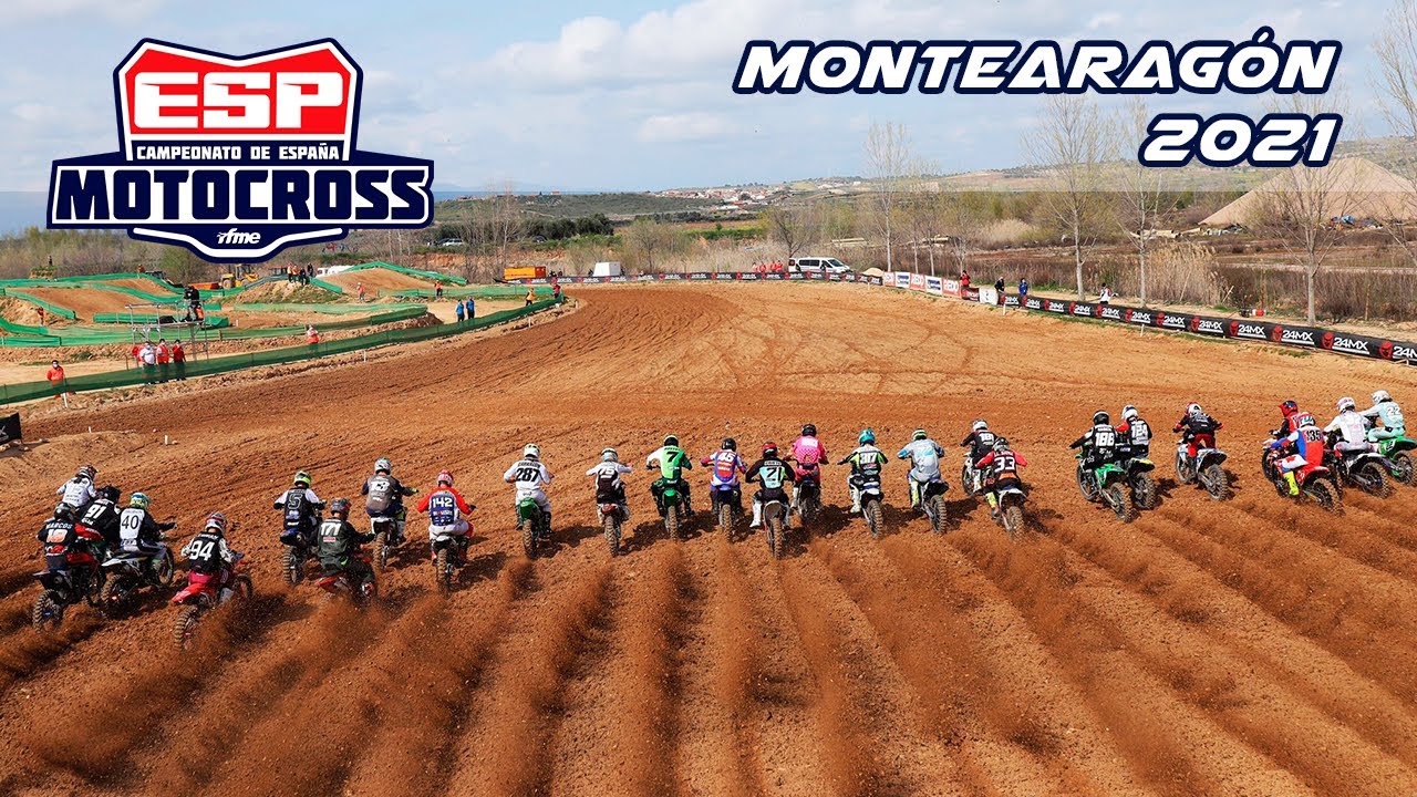 Campeonato de de Motocross 2021. Montearagón, ¡1ª prueba! - YouTube