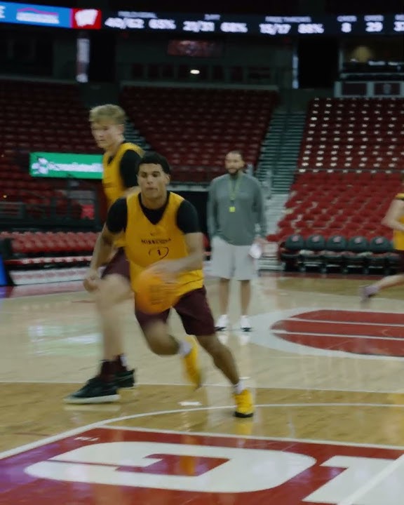 Gopher Basketball Gameday Shootaround in Madison, Wisconsin