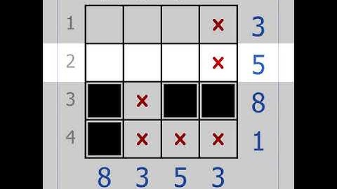Kakurasu Tutorial - #2 Solving a Puzzle