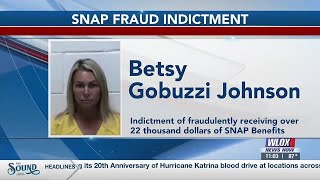 South Mississippi woman accused of fraudulently receiving over $20K in SNAP benefits