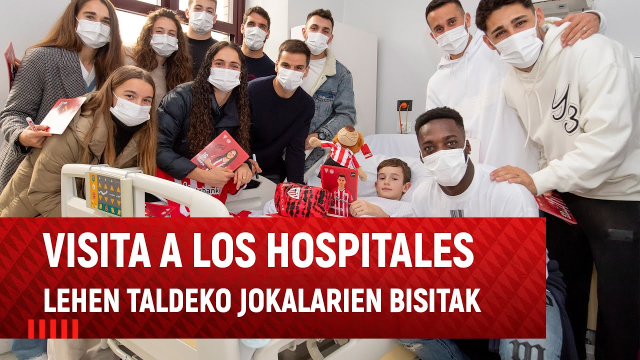 Visita a los hospitales 2023 I Bilboko ospitaletara bisita I Athletic Club