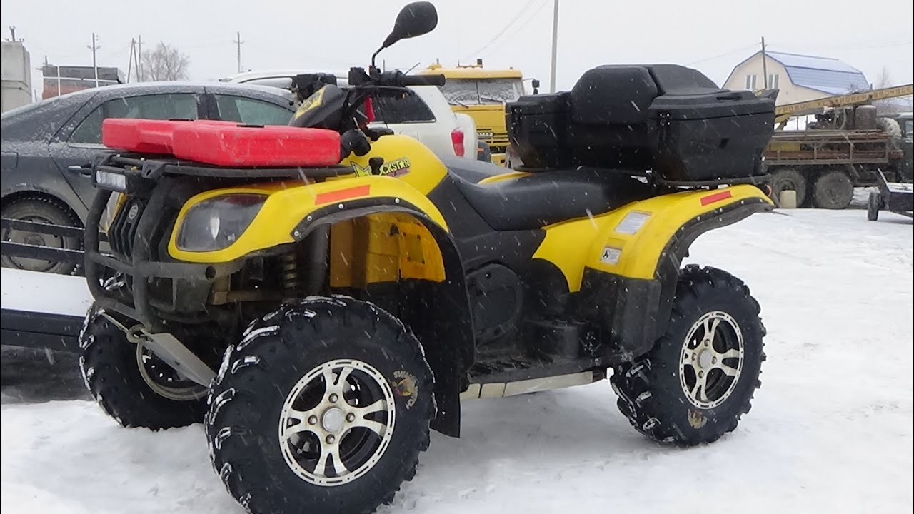 РЕМОНТ КВАДРОЦИКЛА. Меняем крестовины Часть 2 - YouTube