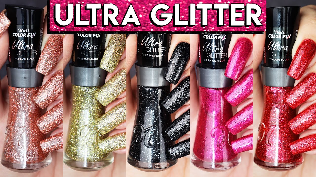 Esmalte Nati Se Joga! Coleção Ultra Glitter