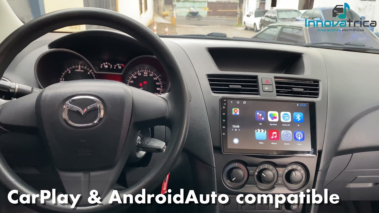 RADIO ANDROID CARPLAY PARA MAZDA BT50 PRO SMARTDRIVE INDASH 9 PULGADAS