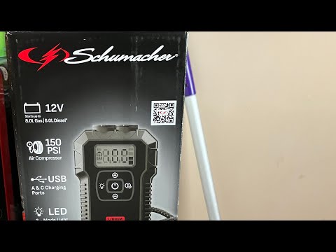 Schumacher Portable Jump Starter And Air Compressor