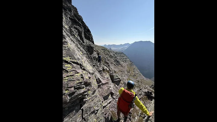 Climbing Mt Brown, Glacier National Park