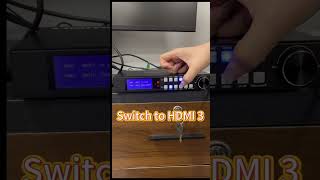 HDMI 2.0 HDBaseT 4x2 Presentation Matrix 100m 4K@60Hz #hdmi