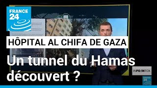 Hôpital Al Chifa de Gaza : les images de l'armée israélienne montrent-elles un tunnel du Hamas ?