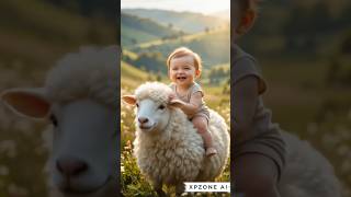 Cutest Kid Rides A Goat