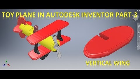 Toy Plane Assembly in Autodesk Inventor Part 3 || Inventor Tutorial || Toy Making || Toy Assembly 3d
