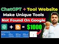 ChatGPT Se Tool Website Kaise Banaye In Blogger | ChatGPT se tool website banakar paise kaise kamaye