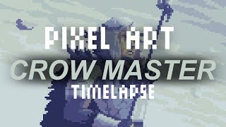 Crow Master - Pixel art timelapse