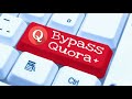 Contourner quoracontourner le paywall quora  mthode 1