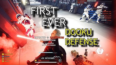 FINNALLY a SHIP DEFENSE with COUNT DOOKU | Supremacy | Star Wars Battlefront 2