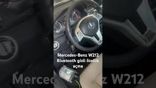 Mercedes W212 Bluetooth Müzik Özellik Açma Başarıyla Yapıldı