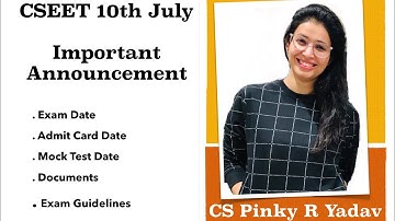 ICSI Important Announcement on CSEET July 2021 | Online Exam | ICSI Mock Test