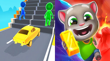 Shape shifting VS Talking Tom Time Rush Android iOS Mobile Gameplay Walkthrough Ep2