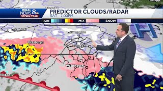 Weekend storm: Hour-by-hour projections