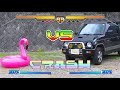 フラミンゴ 浮き輪 VS 油圧プレス機 /Inflatable Pink Flamingo Pool Float Ring with  Hydraulic press machine. #インスタ