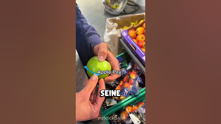Er hat ernsthaft mit einem Apfel gezahlt 😂