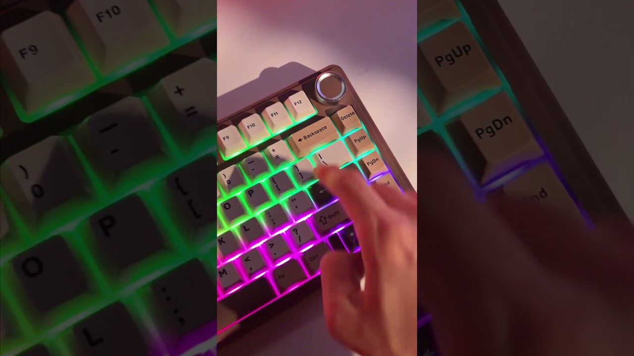 AULA F75 Mocha Brown Sound Test