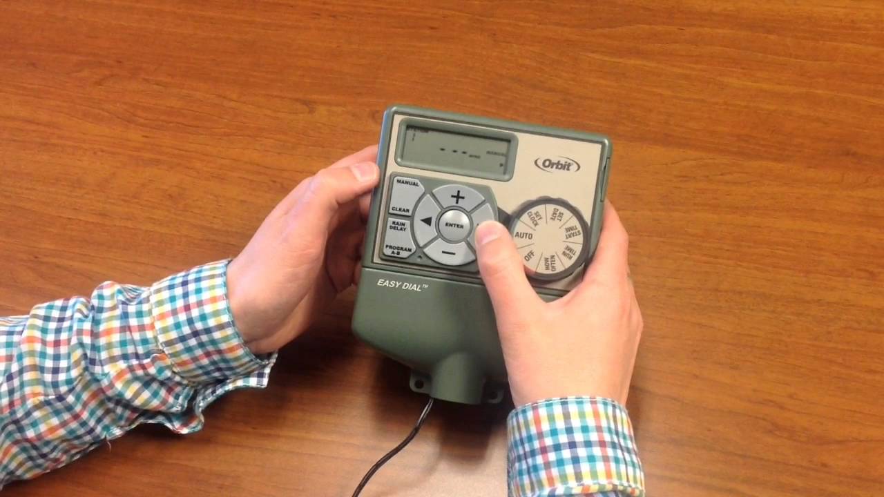 Manual mode on Orbit Indoor Easy Dial Timer - YouTube