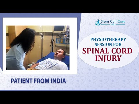 The Patient from Manipur, Physiotherapy session for Spinal cord injury at SCCI | Stem Cell Therapy |