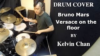 Video thumbnail of "Bruno Mars - Versace on the floor Drum Cover"