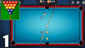 Pool Trickshots Billiard - Gameplay Walkthrough Part 1 All Levels 1-15 (Android & iOS)