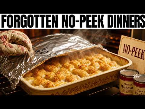 40 FORGOTTEN “No-Peek” Dinners Mom Put in the Oven and Walked Away