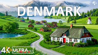 Denmark 4K – Coastal Villages, Countryside, Windmills &amp; Relaxing Piano Music