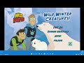 Wild Kratts Wild Winter Creatures 2017 US DVD Menu Walkthrough