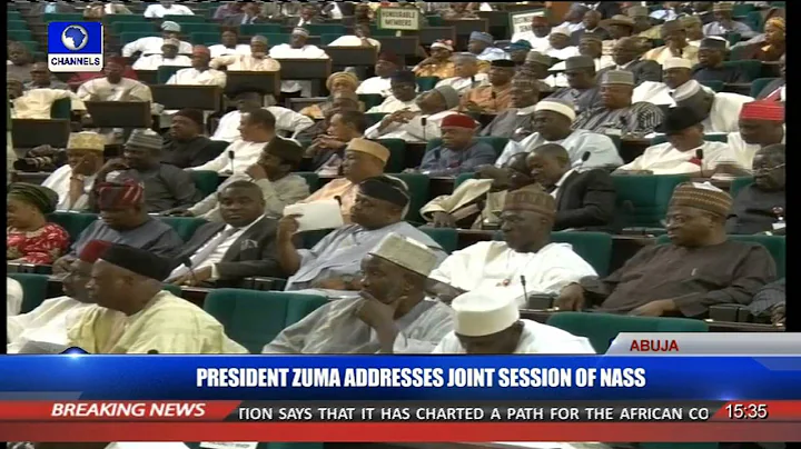 Bilateral Relations: President Zuma Addresses Joint Session Of NASS Pt.3