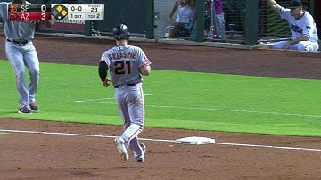 SF@ARI: Gillaspie rips an RBI triple to right