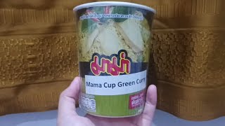 Reviewing Mama Cup Green Curry (Price Rp22,200 at Farmers Market - Made in Thailand)