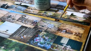 Making &quot;Drive Safely&quot;  - Roadside Fatality Markers - Mixed media &amp; Paper arts - Physical NFT