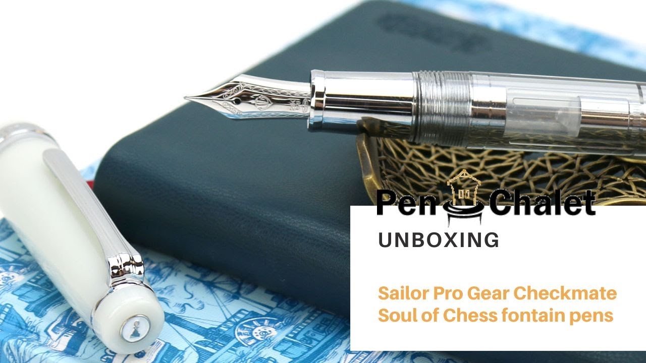 Sailor Pro Gear Fountain Pen - Checkmate Series - Knight to E4 – Limited  Edition