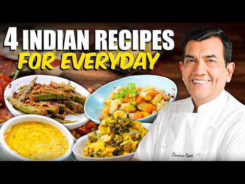 Easy Indian Veg Recipes for Busy Days 4 Quick Sabzis By Chef sanjeevkapoorkhazana