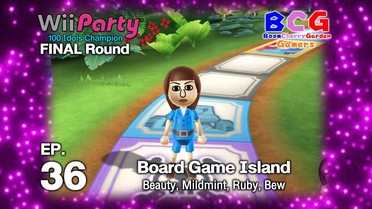 Wii Party 100 Idols Champion SS1 Ep 36 Board Game Island Final Game 36-4 Players (END)