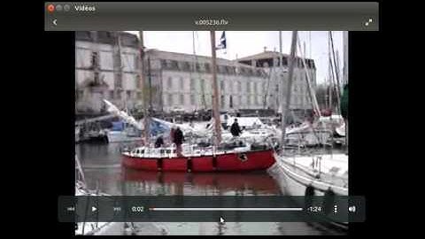 Lecteur video totem dans Ubuntu