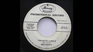 Ben Hewitt For Quite A While 1959