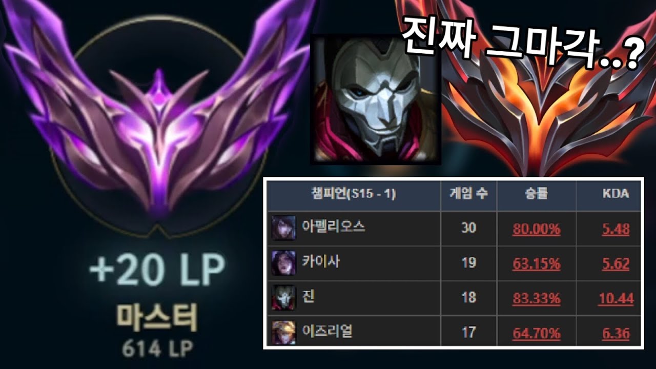 "마스터 600점의 급이 다른 원딜"