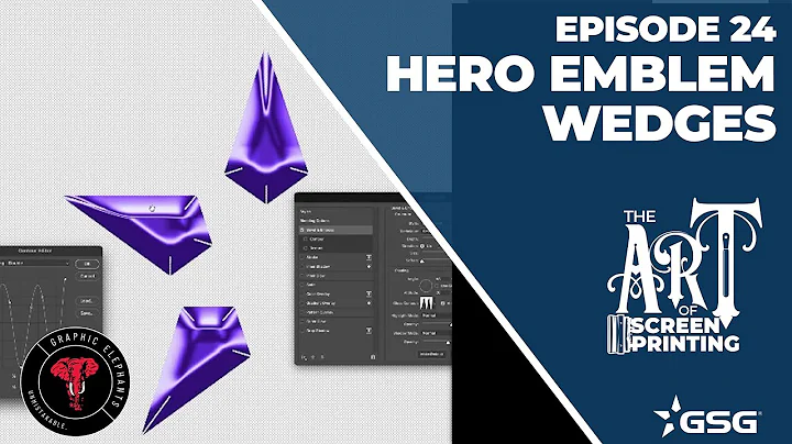 Hero Emblem Wedges   The Art of Screen Printing Episode 24